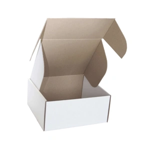 Krabice poštovní 260x205x55mm 3VVL FEFCO 0427, bílá