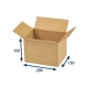 Krabice z třívrstvého kartonu 194x144x138, klopová (0201)