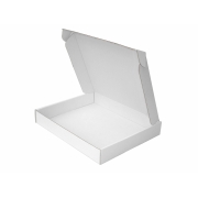 Krabice z třívrstvého kartonu 240x205x35 zásilková, bílo-bílá