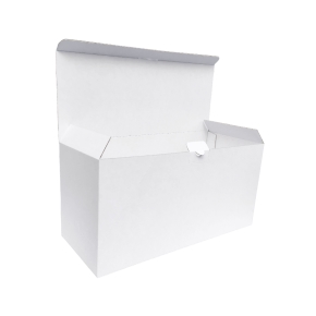 Krabice z třívrstvého kartonu 390x164x190 mm, samosvorné dno a perforace