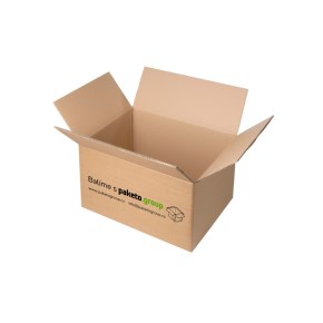 Krabice z třívrstvého kartonu 400x219x275, klopová (0201)