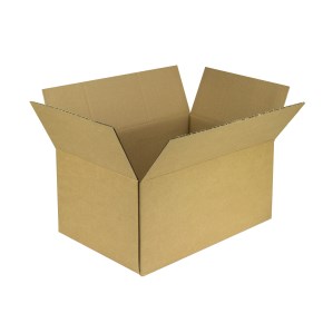 Krabice z třívrstvého kartonu 545x362x257, klopová (0201) KRAFT