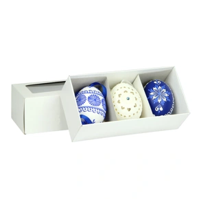 Krabička na 3 velikonoční kraslice 135x60x43 mm