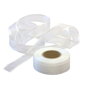 Monofilová stuha bílá, šíře 25 mm, délka 25 m