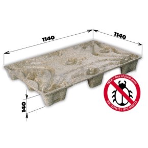 Paleta lisovaná INKA - 1140x1140x140 (container) - nosnost 800kg