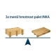 Paleta lisovaná INKA - 1200x1000x140 - nosnost 900kg