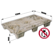 Paleta lisovaná INKA - 1200x1000x140 - nosnost 900kg Paleta lisovaná INKA - 1200x1000x140 - nosnost 900kg