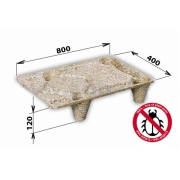 Paleta lisovaná INKA - 800x400x120 - nosnost 500kg Paleta lisovaná INKA - 800x400x120 - nosnost 500kg