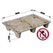 Paleta lisovaná INKA - 800x600x120 - nosnost 500kg Paleta lisovaná INKA - 800x600x120 - nosnost 500kg