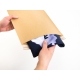 Papírová obálka zásilková 210x340 mm, samolepicí a odtrhávací pásky, hnědá - kraft