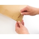Papírová obálka zásilková 300x360 mm, samolepicí a odtrhávací pásky, hnědá - kraft