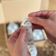 Papírové samolepky - Ruční výroba, průměr 25 mm, 500 ks