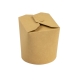 Papírový FOOD BOX 750 ml, hnědý - kraft