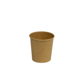 Papírový kelímek COFFEE TO GO 110 ml, průměr 62 mm, hnědý - kraft