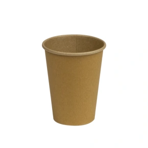 Papírový kelímek COFFEE TO GO 400 ml, průměr 90 mm, hnědý - kraft