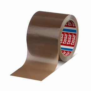 Páska samolepicí PP 50x66 hnědá-havana-bezhlučná, TESAPACK 4024