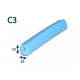 Pěnový polyetylén Profil C3