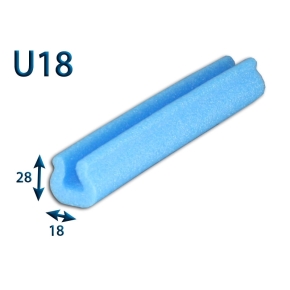 Pěnový polyetylén Profil U = 18