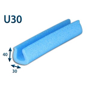 Pěnový polyetylén Profil U = 30