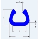 Pěnový polyetylén Profil U = 60 (1ks = 2bm)