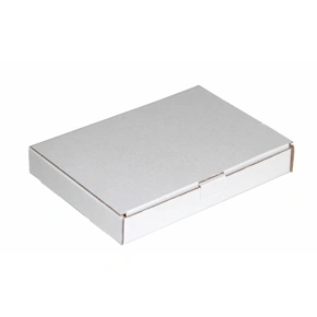Poštovní krabice 220x110x25mm, do schránek, bílá