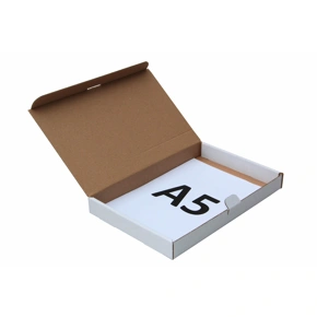 Poštovní krabice 225x150x25mm, do schránek, bílá