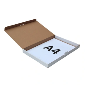 Poštovní krabice 305x220x25mm, do schránek, bílá