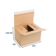 Rychlouzavírací krabice 3VVL 285x190x180 mm, lepicí páska, kraft