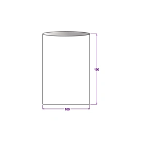 Sáček celofánový 100x150 mm, PP, plochý