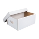Úložná krabice komplet 430x300x200 mm, bílo/hnědá