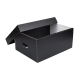 Úložná krabice komplet 430x300x200 mm, černo šedá matná