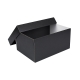 Úložná krabice s víkem 300x215x150 mm, černo šedá matná