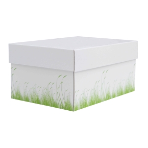 úložná krabice s víkem 300x215x150 mm, dekor 150006
