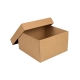 úložná krabice s víkem 300x300x250 mm, kraftová