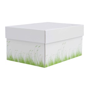 úložná krabice s víkem 430x300x250 mm, dekor 150006