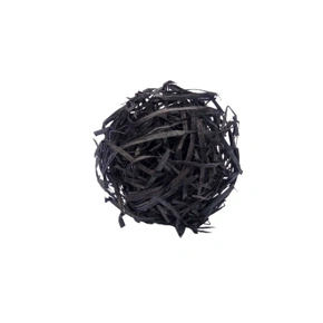 Vlna dřevitá barevná, černá 1 kg